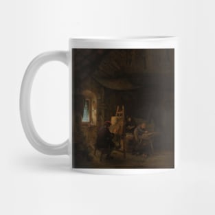 Painting Studio by Adriaen van Ostade Mug